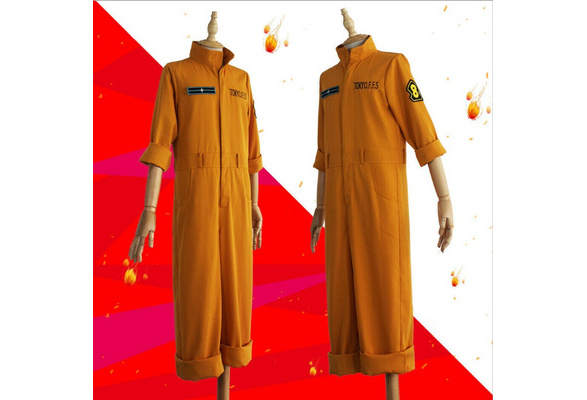 Fire Force Enen No Shouboutai Maki Oze Cosplay Costume