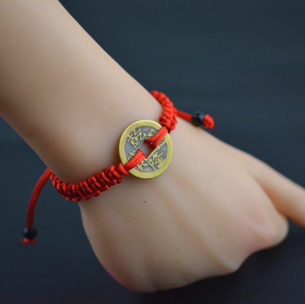 Red Rope Lucky Pixiu Guardian Bracelet Bring Luck Wealth Beads Strand Bracelets  Chinese Fengshui Wristband Unisex Lucky | Shopee Malaysia