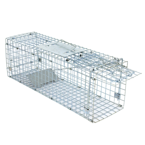 kydely Live Animal Trap Extra Large Rodent Cage Garden Rabbit Raccoon Cat  24X8X 7