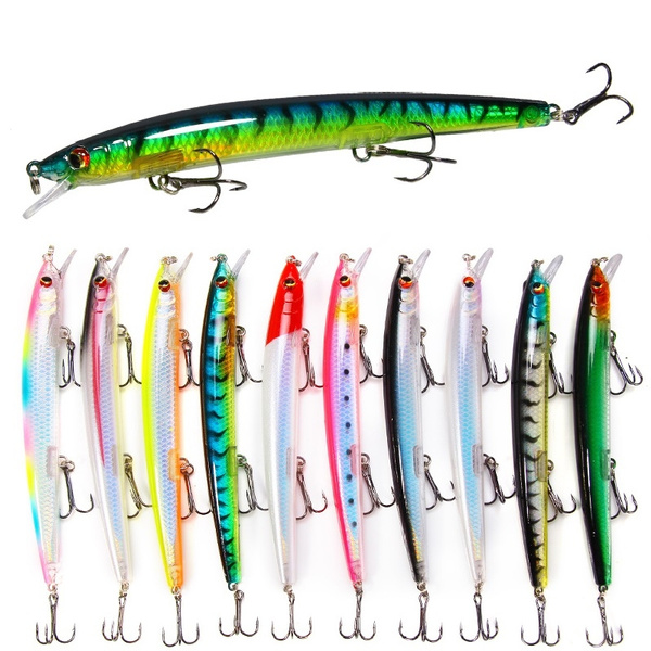 Minnow Fishing Lure 13.5cm 15.5g Floating Artificial Hard Bait Bass  Wobblers Lures Crankbait Pike