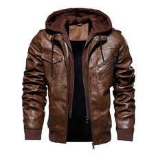 Plus Size, coatsampjacket, leather, Coat