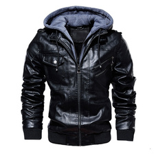 Plus Size, coatsampjacket, leather, Coat