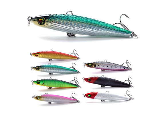 24g 10cm Long Casting Sinking Pencil Fishing Lure With Sound Beads