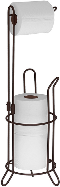 SimpleHouseware Toilet Paper Stand Holder Bathroom Tissue Storage, Chrome