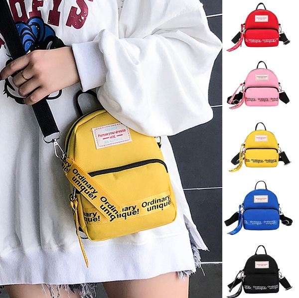 Women's Little Canvas Shoulder Bag Fashion Small Messenger Bag