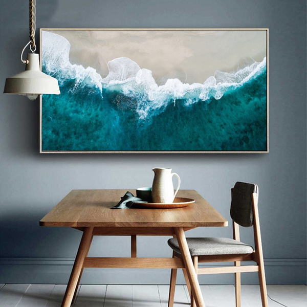 Large Canvas Art Print Photo Wall Home Decor Poster Landscape Seascape Framed 