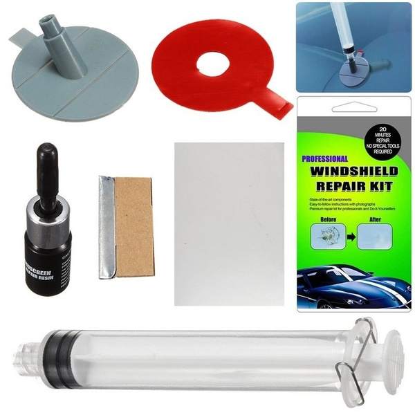 Repair Fluid Windshield Chip Repair Kit, Car Windshield Scratch Repair Kit