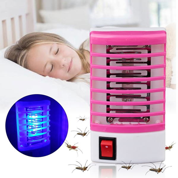 LED Electric Mosquito Fly Bug Insect Trap Zapper Killer Night Lamp Indoor 