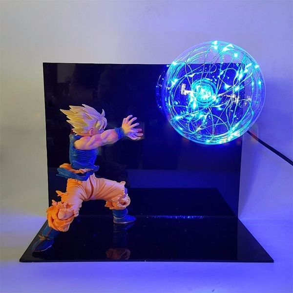 Lámpara Goku Super Saiyajin. Dragon Ball Z. Luz Led