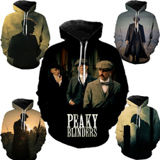 3D hoodies, Fashion, peakyblindersshirt, peakyblinderssweatshirt