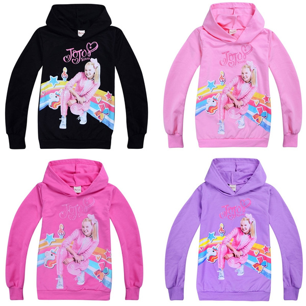 NEW Jojo Siwa Kids Boys Girls Clothes Hoodies Sweatshirt Hoodie Top Coat Gifts