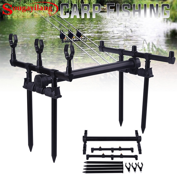 Adjustable Retractable Carp Fishing Rod Pod Stand Holder Fishing Pole Pod  Stand