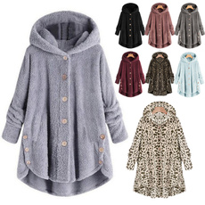 Plus Size, Fashion, Winter, Coat