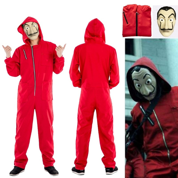 Red jumpsuit cheap casa de papel