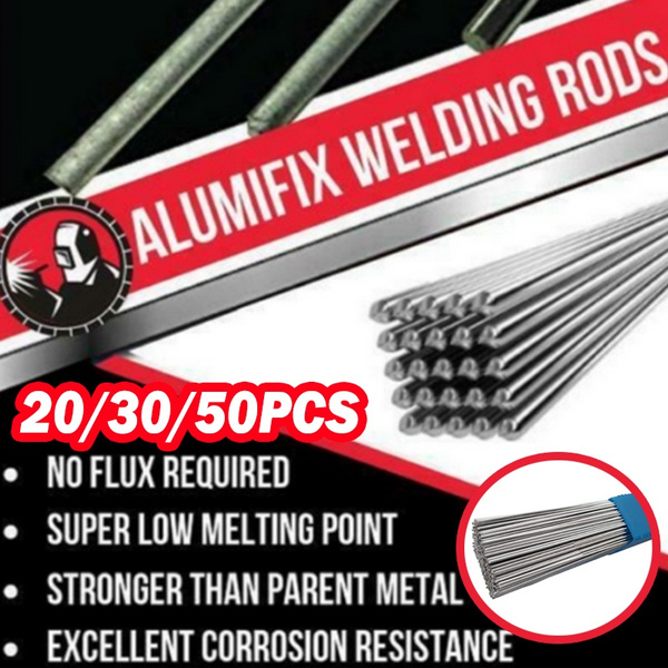 50Pcs Low Temperature Aluminum Welding Solder Wire Flux Cored Brazing Repair Rod 