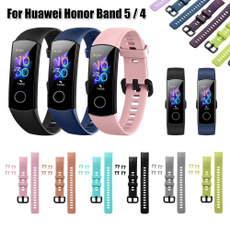 huaweihonorband4, Joyería de pavo reales, Colorful, Silicone