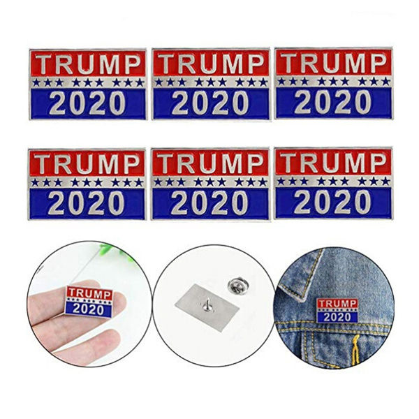 5 Pcs Donald TRUMP 2020 Election President Badge Button Pin Campaign Brooch rr 