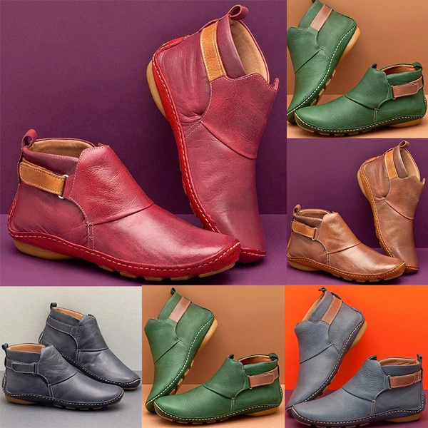 womens casual leather boots