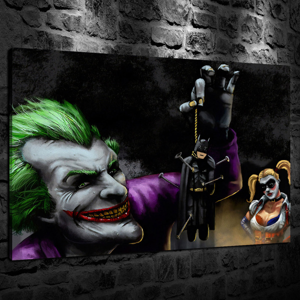 HD Print Oil Painting Decor Art on Canvas Superheroes Batman 24x36inch Unframed 