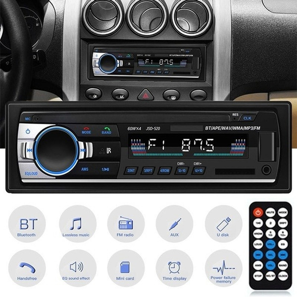 12V Bluetooth Handsfree Talking Car Radio Car MP3 Player Support USB/SD MMC  Port Car Stereo FM Radio MP3 Audio Player | Wish