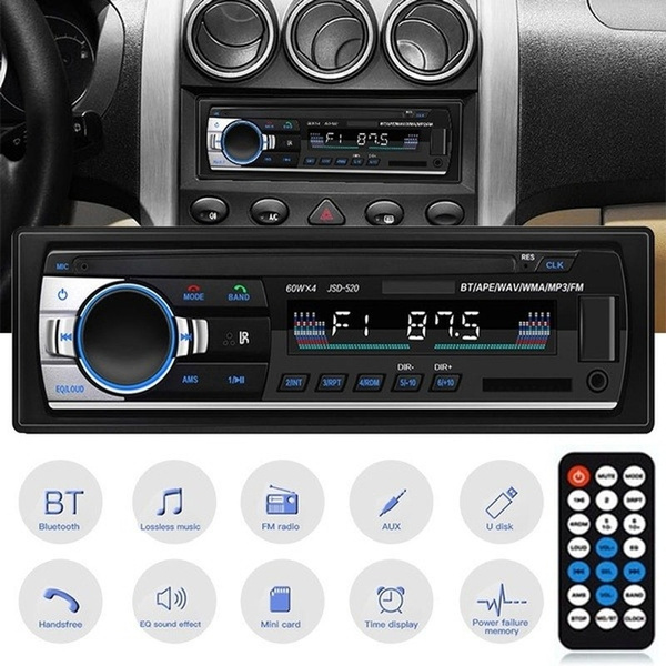 12V Bluetooth Handsfree Talking Car Radio Car MP3 Player Support USB/SD MMC Port Car Stereo FM Radio MP3 Audio Player | Wish