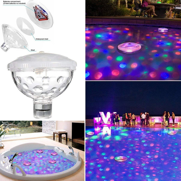 Floating Disco Bath Lights : Disco Bath Lights