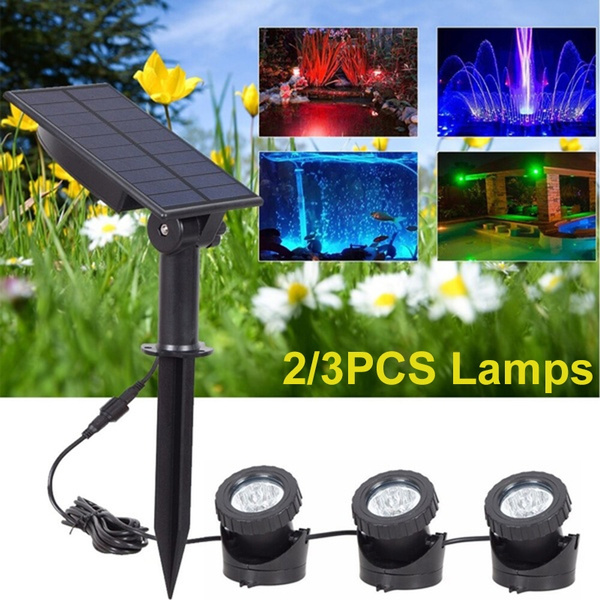 solar powered uv pond light