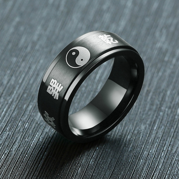 yin yang spinner ring