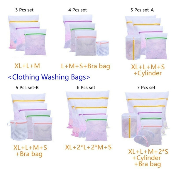 4pcs/set Lingerie Bra Protector Laundry Wash Bag