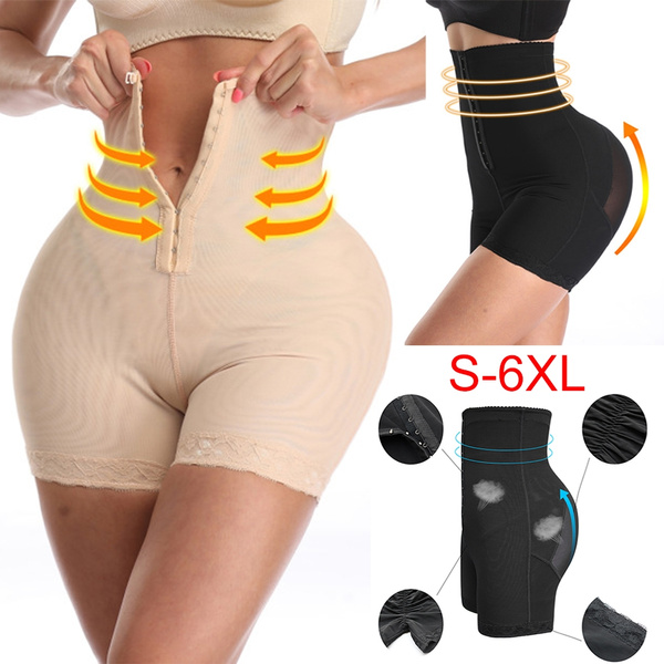 S-6XL Women's Shapewear High Waist Slimming Tummy Control Butt lifter Plus  Size Post Liposuction Lift Pulling Underwear Shaper