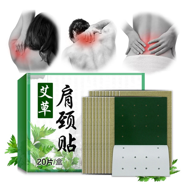 20Pcs/Set Pain Relief Patch Self-heating Moxibustion Sticker Neck ...