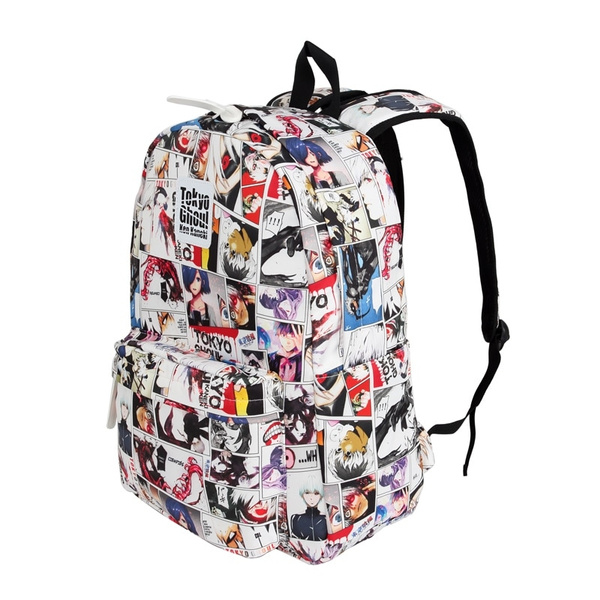 Anime Tokyo Ghoul Backpack Kaneki Ken School Bag Travel Bag Bookbag Laptop  Shoulders Bags | Wish