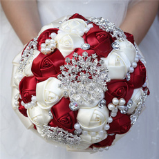 weddingflowerbouquet, Flowers, Crystal, holdingflower