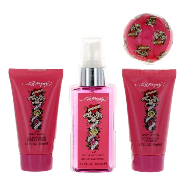 ED HARDY by CHRISTIAN AUDIGIER for Women 3 pc GIFT SET 1.7 oz EDP Spray +  LOTION | eBay