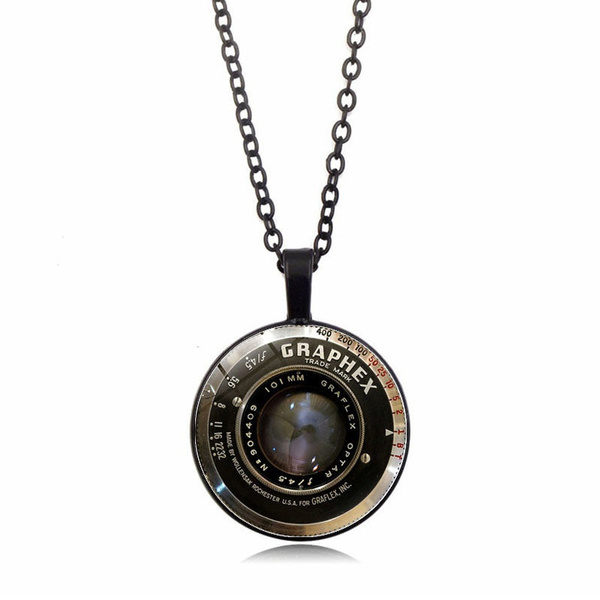 pure handmade Camera jewelry.Dome glass jewelry Camera Lens pendant Camera Necklace