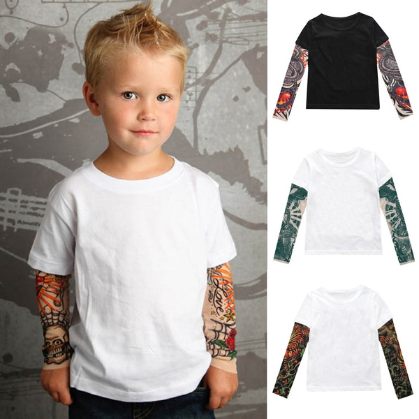 baby tattoo sleeve shirt