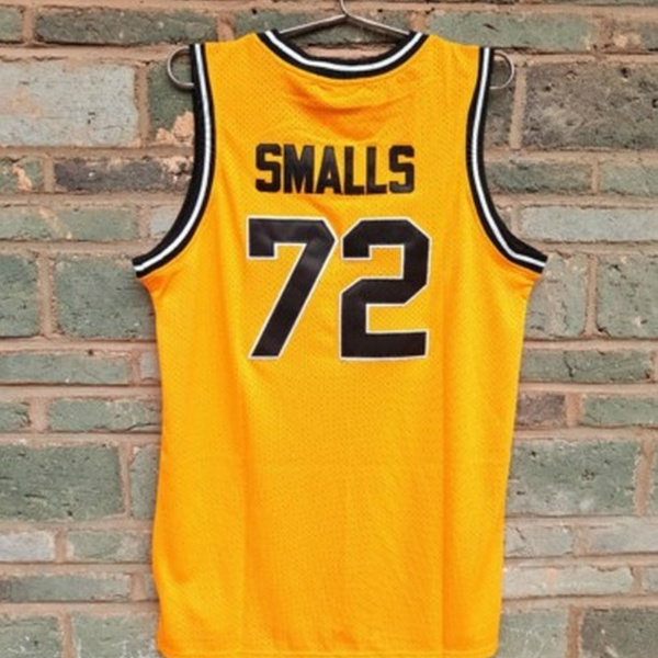 Biggie Smalls #72 Notorious Big Bad Boy Yellow Jersey S
