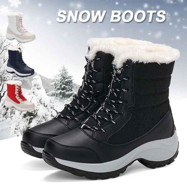 Winter Women's Warm Snow Boots Outdoor 