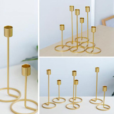 Brass, Candleholders, weddingtablehomedecoration, gold