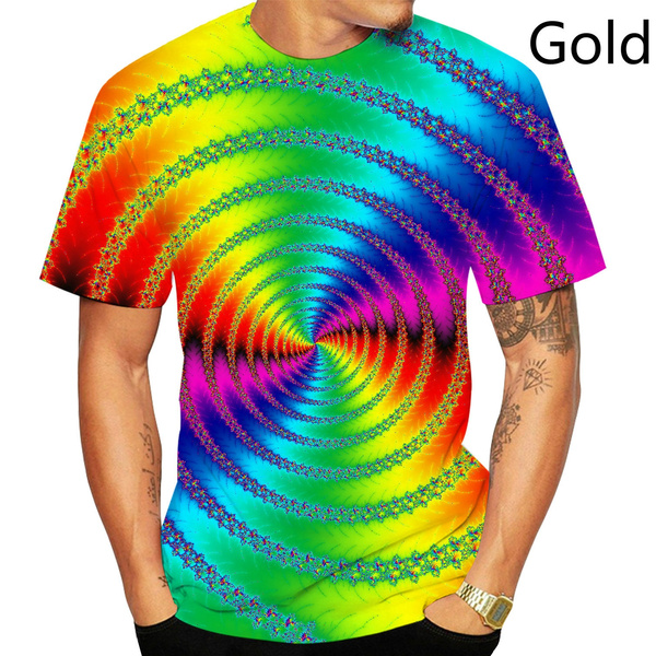 All Seasons New Fashion 3d Printing T Shirt Vertigo Hypnotic for Men or ...