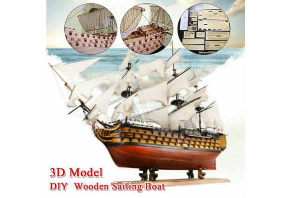 wooden pirate ship toy aldi