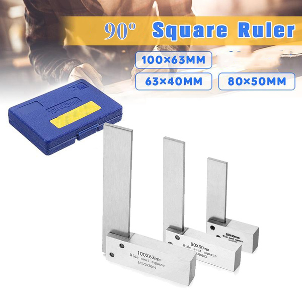 Woodworking Precision Measuring Wide-stand Engineer Set 90º Right Angle ...