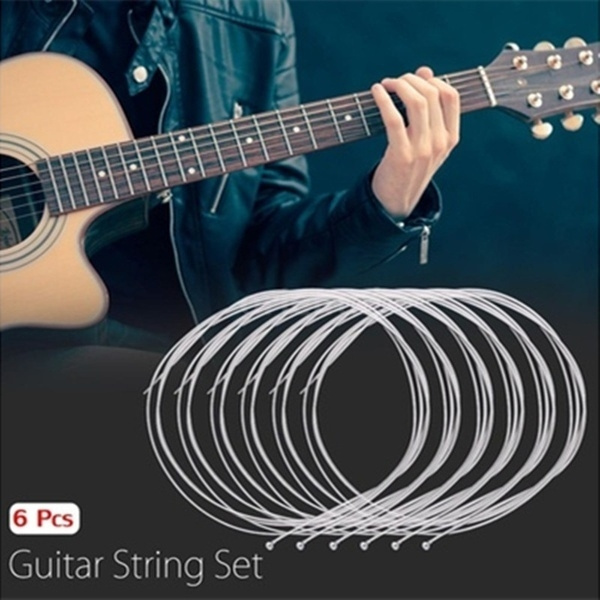 Clear and Silver Nylon Silver Strings Set for Classical Classic Guitar 1M 1-6 E B G D A E 
