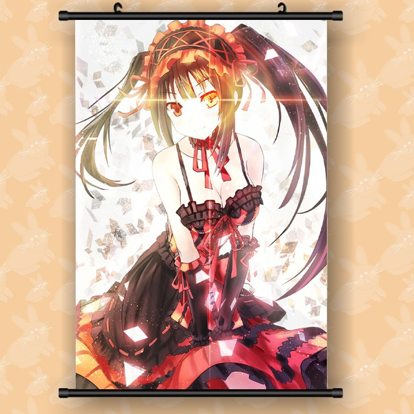 date a live Anime HD Canvas Print Wall Poster Scroll Home Decor Cosplay 