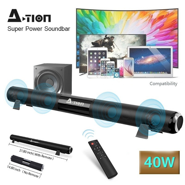 40W Super Power Soundbar, Bluetooth 5.0 