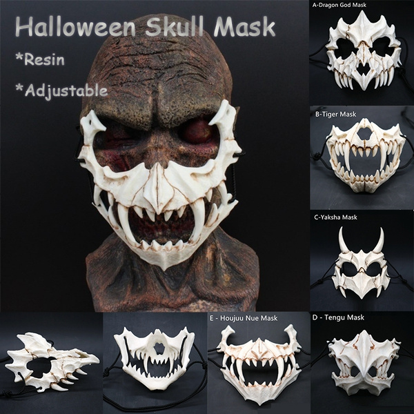 Halloween Dragon God Resin Mask Theme Party Animal Skull Mask | Wish