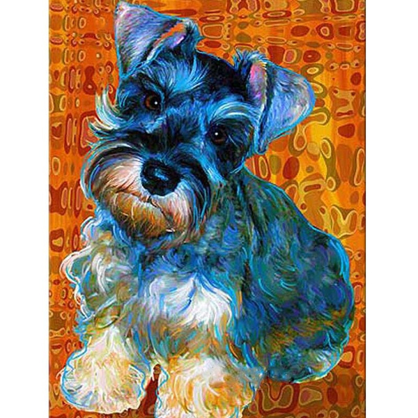 Diy Diamond Embroidery Schnauzer Dog 5d Painting Cross Stitch Mosaic Pattern Full Crystal Rhinestone Home Decor Wish - Miniature Schnauzer Home Decor Diy Diamond Embroidery Schnauzer Dog 5d Painting Cross Stitch Mosaic Pattern Full Crystal Rhinestone Home Decor Wish - Miniature Schnauzer Home Decor