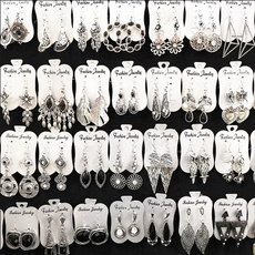 Antique, Dangle Earring, Joyería de pavo reales, women's earrings silver