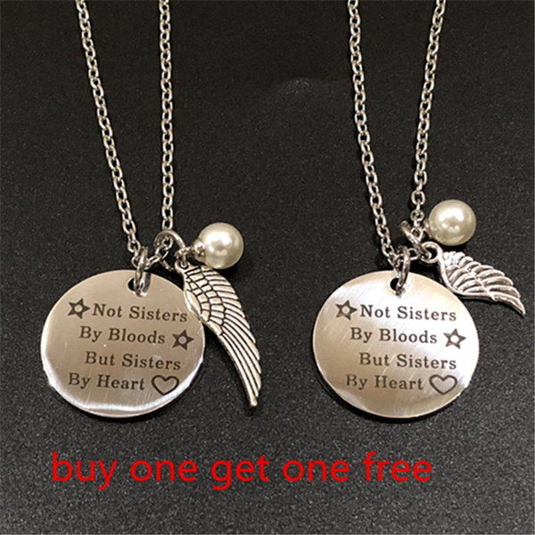 not sisters by blood but sisters by heart jewelry