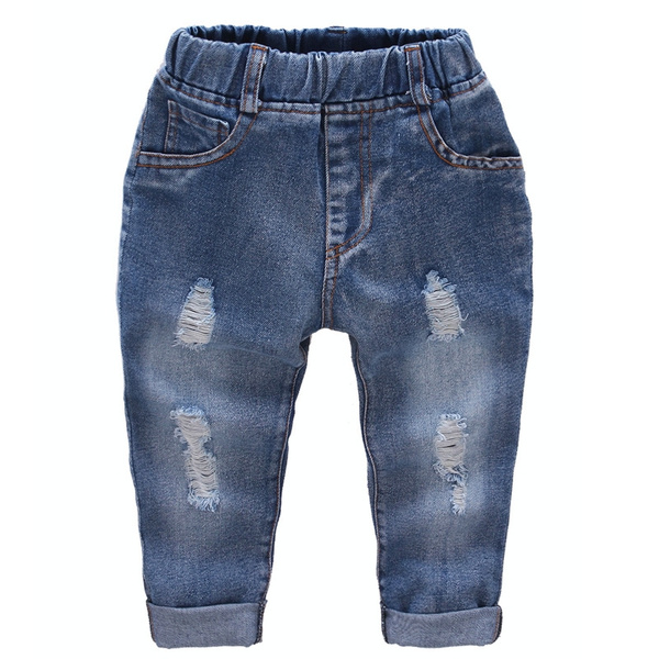 infant jeans with holes